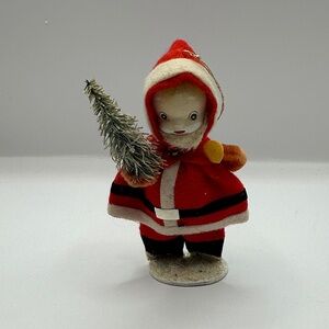 Vintage Santa Claus Christmas ornament -Delta Novelty Co-Made in Japan